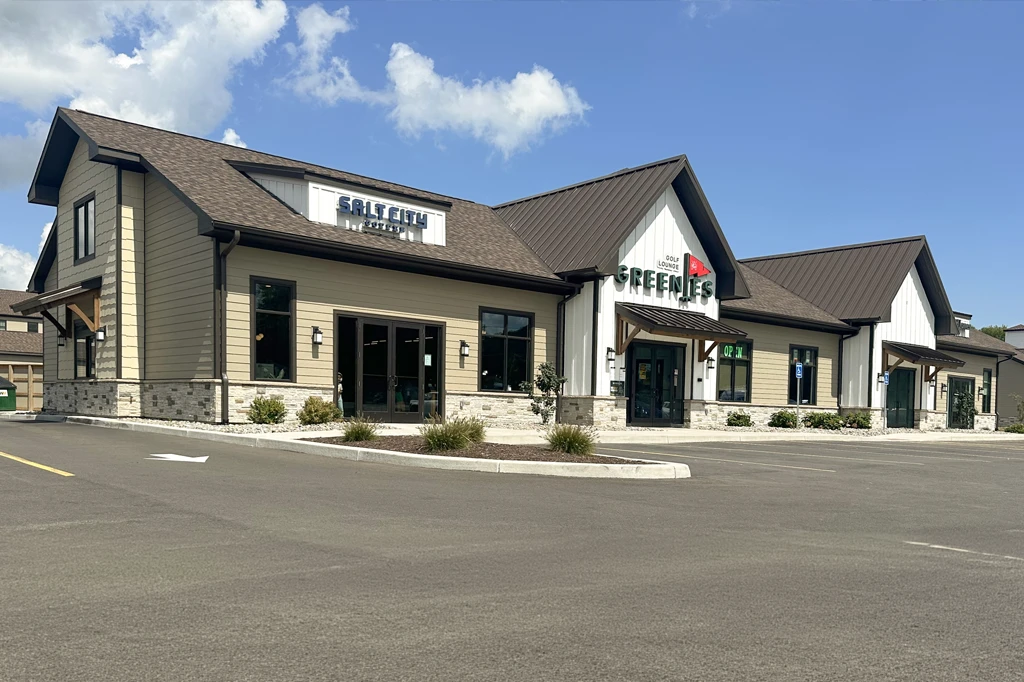 Clay Marketplace Stores - Salt City Coffee and Greenies Golf Lounge